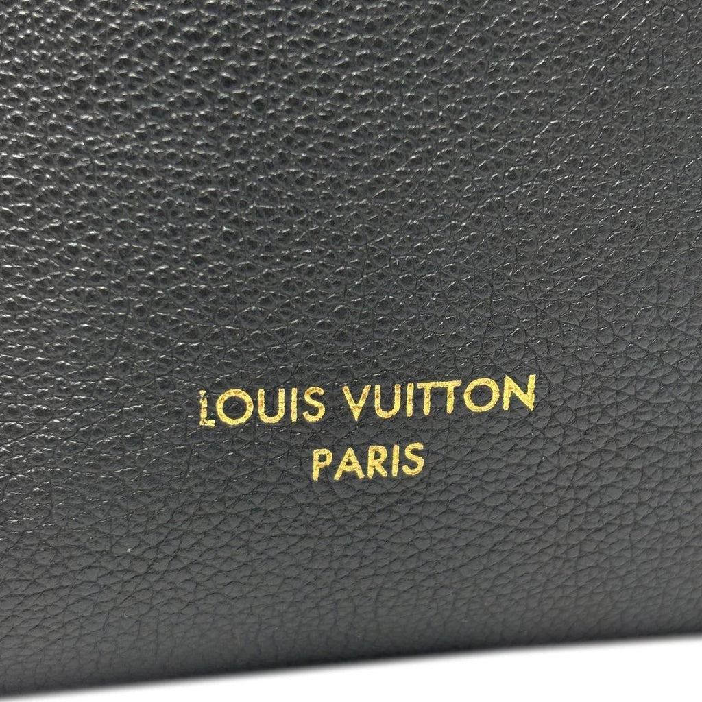 Louis Vuitton Leather Shoulder Low Key Hobo PM Black Gold — view 3