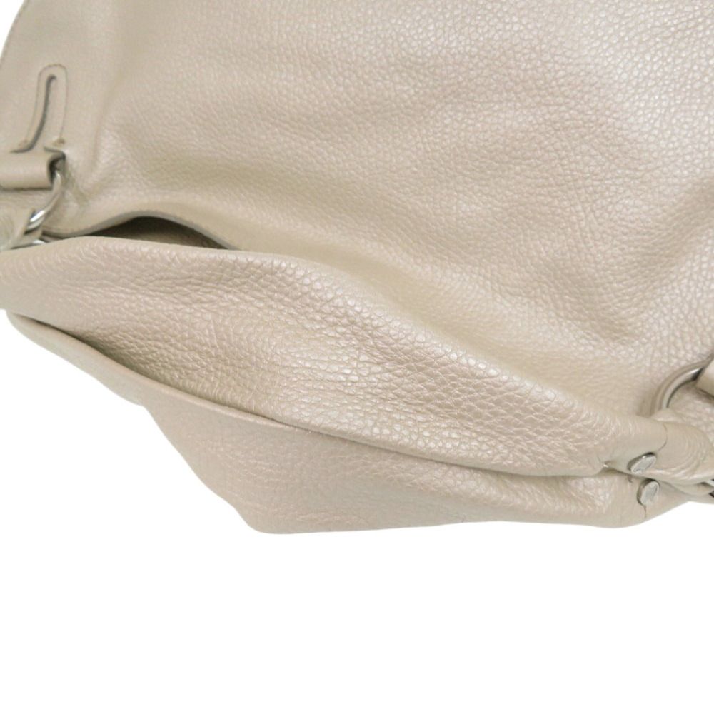 Celine Bittersweet Leather Champagne Silver Handbag — view 6