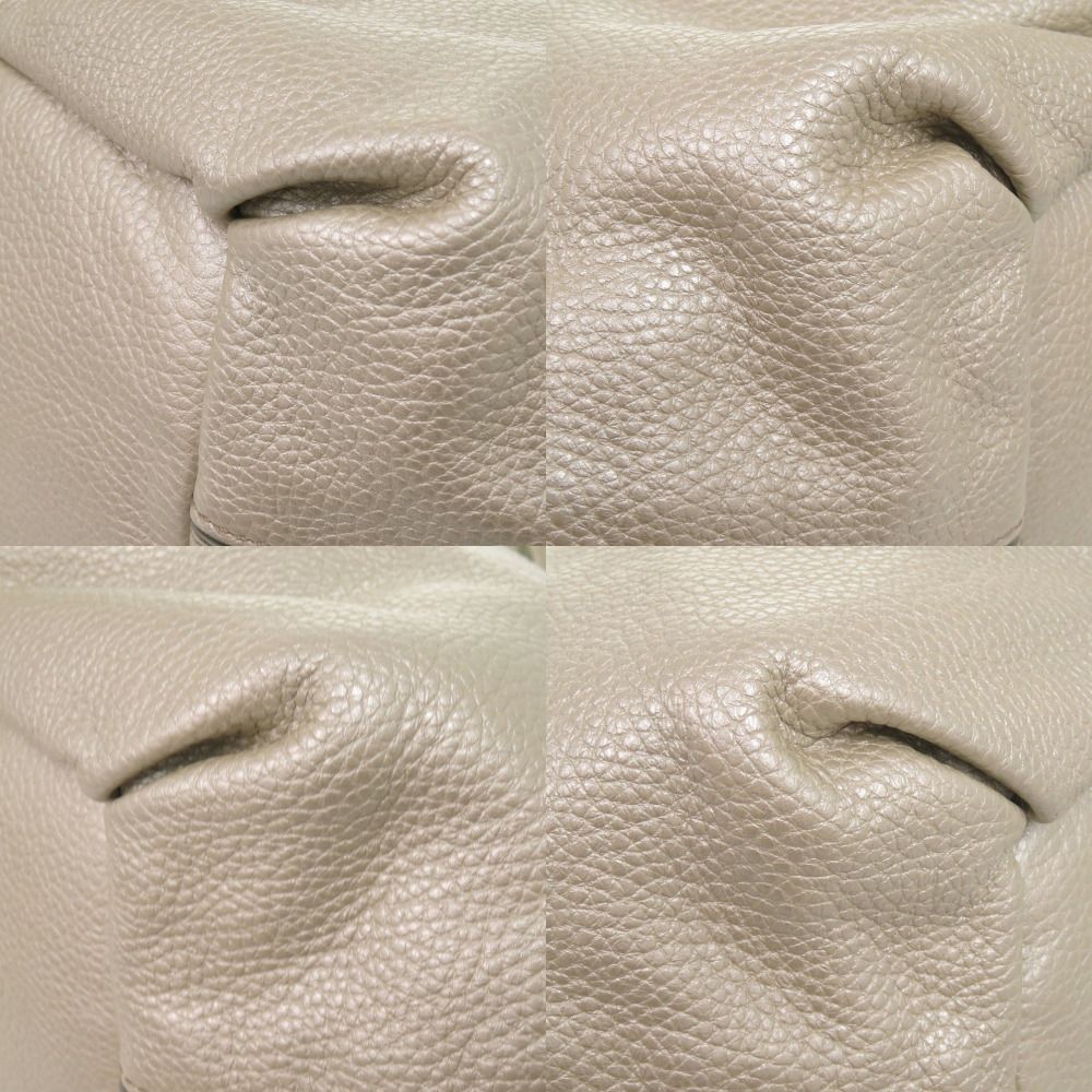 Celine Bittersweet Leather Champagne Silver Handbag — view 4