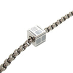 Hermes Merimelo Metal Buffalo Horn Silver Necklace — view 6