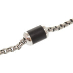 Hermes Merimelo Metal Buffalo Horn Silver Necklace — view 5