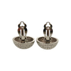 Hermes Zodiac Horoscope Metal Silver Earrings — view 6