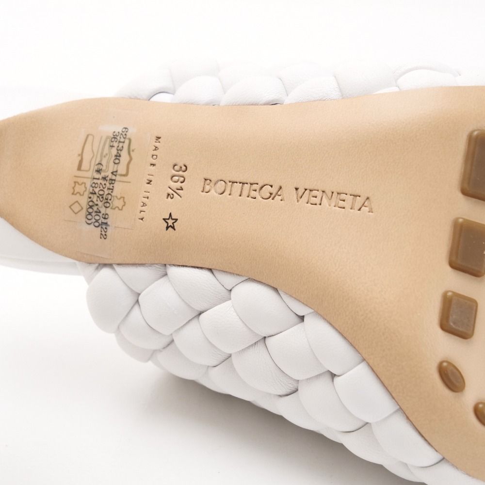 Bottega Veneta Cover Trench Mule 36.5 Sandals High Heels Leather Shoes — view 8