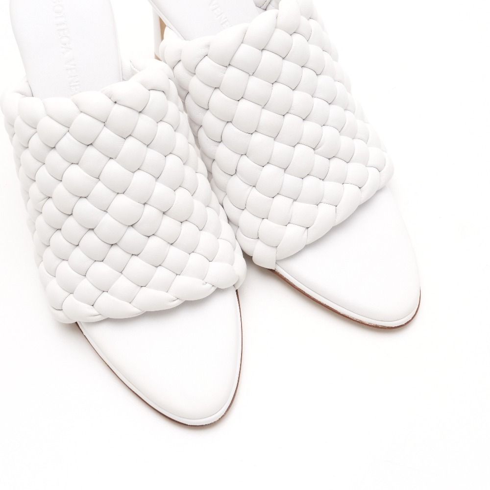 Bottega Veneta Cover Trench Mule 36.5 Sandals High Heels Leather Shoes — view 4