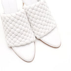 Bottega Veneta Cover Trench Mule 36.5 Sandals High Heels Leather Shoes — view 4