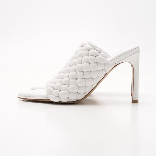 Bottega Veneta Cover Trench Mule 36.5 Sandals High Heels Leather Shoes — view 2