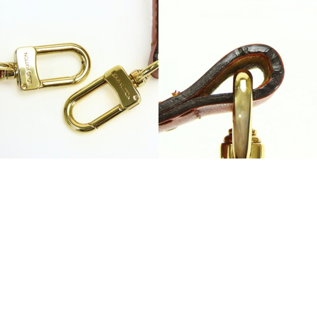Louis Vuitton Shoulder Strap Leather Kenya Brown Gold Epi — view 9