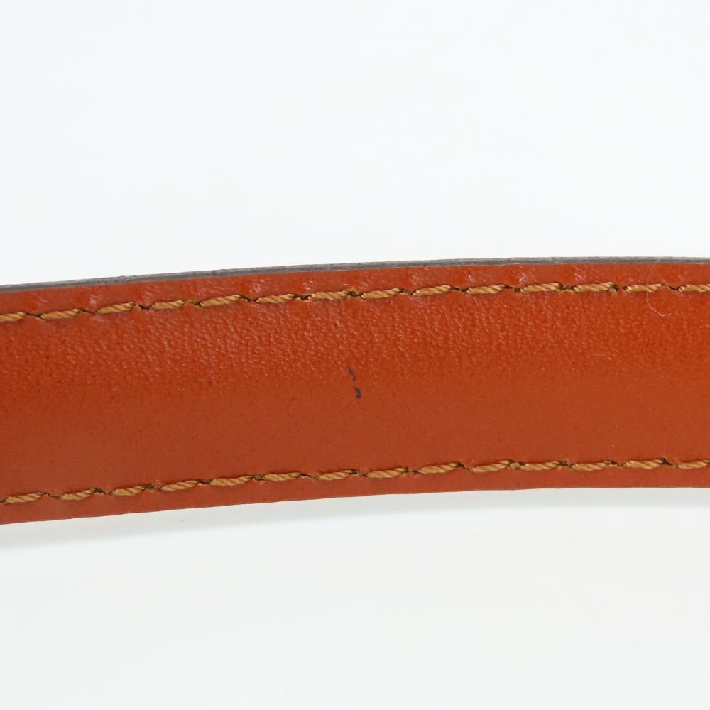 Louis Vuitton Shoulder Strap Leather Kenya Brown Gold Epi — view 7