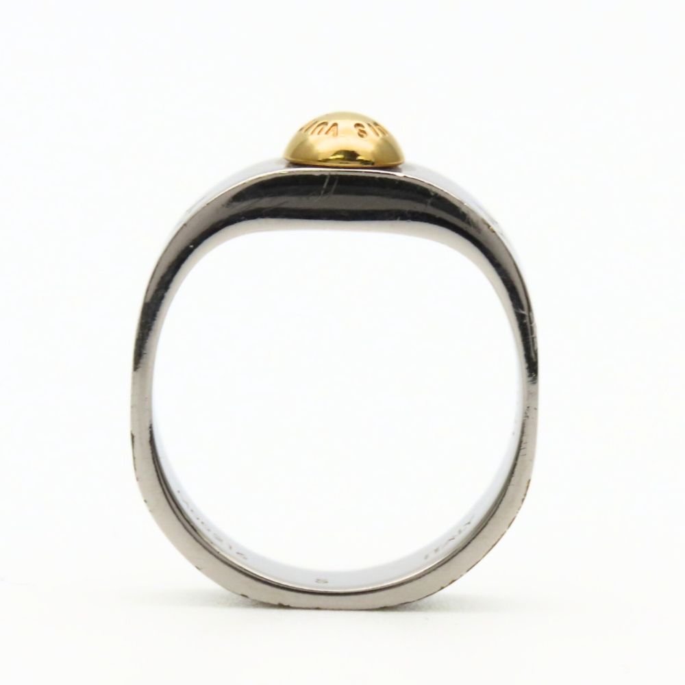 Louis Vuitton Ring Nanogram S Metal Silver — view 7