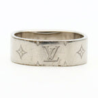 Louis Vuitton Ring Nanogram S Metal Silver