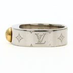 Louis Vuitton Ring Nanogram S Metal Silver