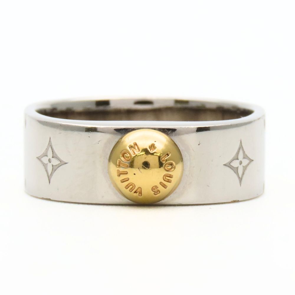 Louis Vuitton Ring Nanogram S Metal Silver — view 2