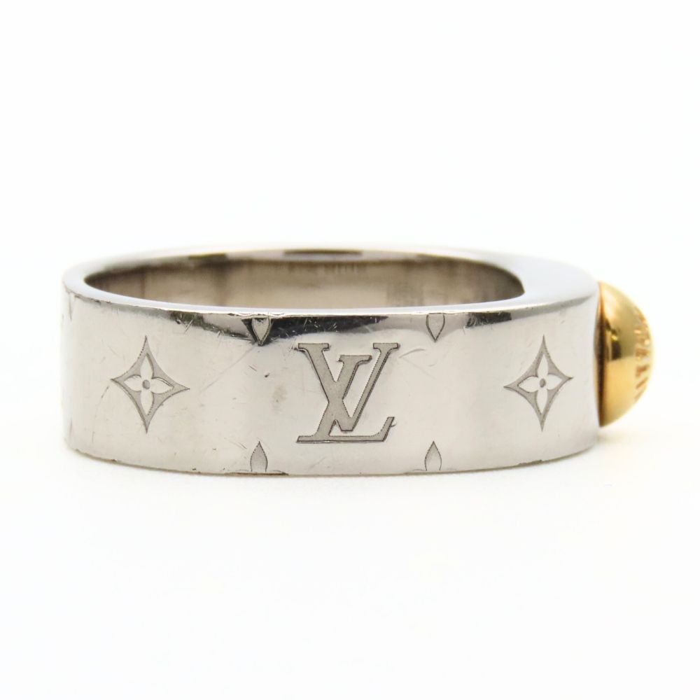 Louis Vuitton Ring Nanogram S Metal Silver — view 6