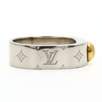 Louis Vuitton Ring Nanogram S Metal Silver