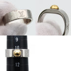 Louis Vuitton Ring Nanogram S Metal Silver