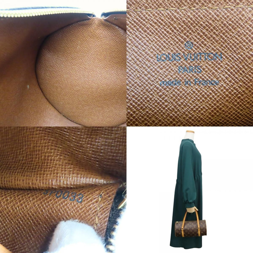 Louis Vuitton Handbag Papillon 26 Monogram Leather Brown Everyday Use — view 9