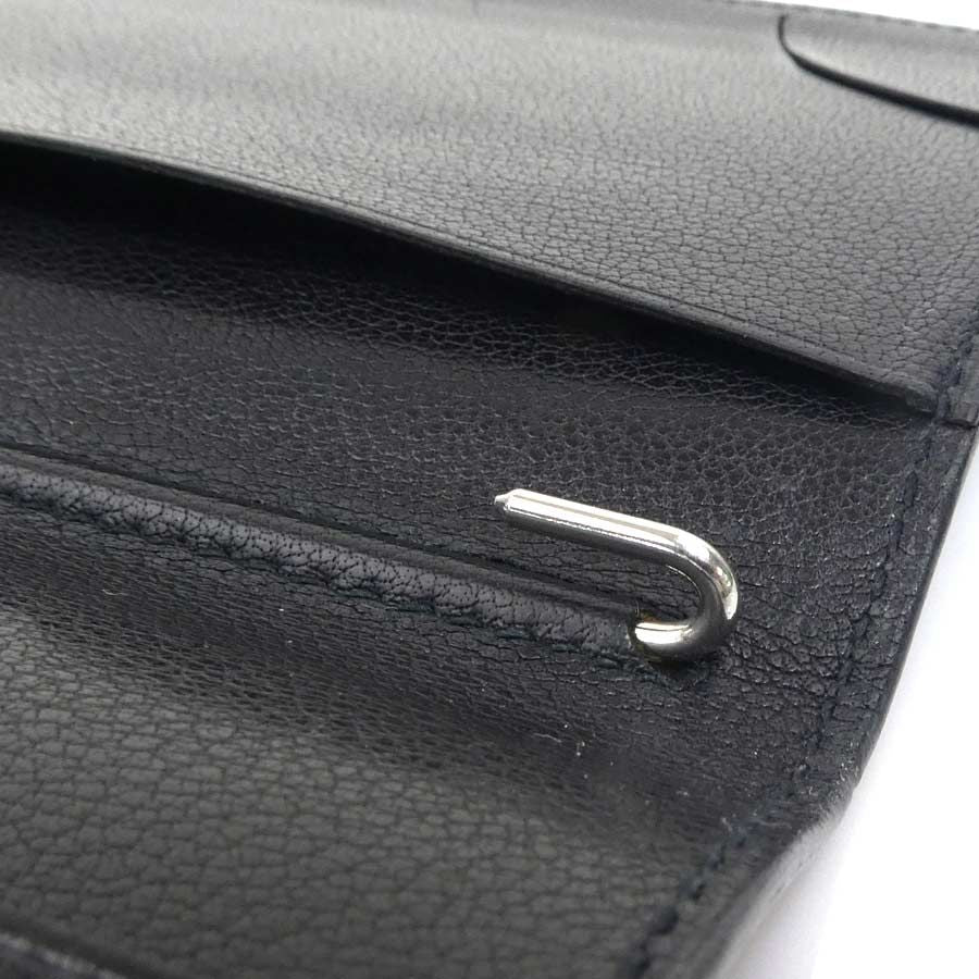 Hermes Notebook Cover Leather Black — view 8