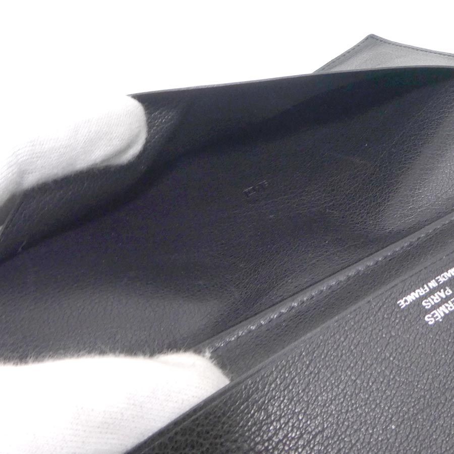 Hermes Notebook Cover Leather Black — view 9