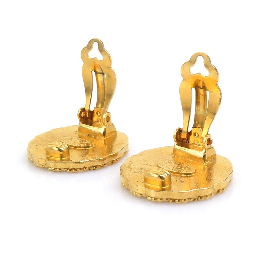 Chanel Earrings CC Logo — view 7