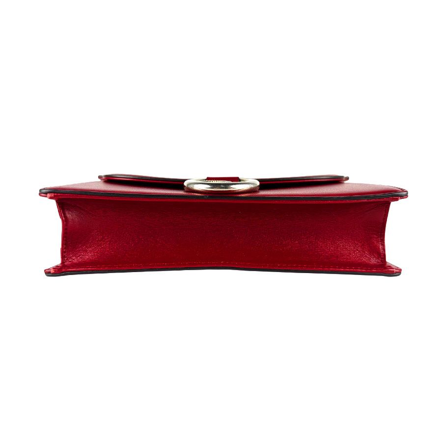 Gucci Shoulder Bag Leather Red — view 4
