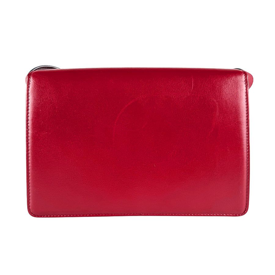 Gucci Shoulder Bag Leather Red — view 3
