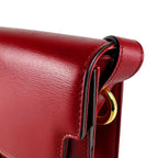 Gucci Shoulder Bag Leather Red — view 7
