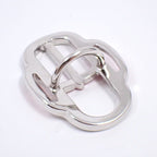 Hermes Scarf Ring Mini Boucle Silver Red X — view 2