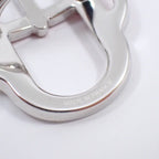 Hermes Scarf Ring Mini Boucle Silver Red X — view 5