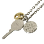 Dior Homme Montane Medallion Logo Necklace Silver Gold Stainless Steel — view 5