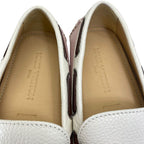 Louis Vuitton Driving Shoes Loafers Deck Leather Pink White — view 7