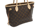 Louis Vuitton Neverfull PM Tote Bag Brown Pivoine — view 3