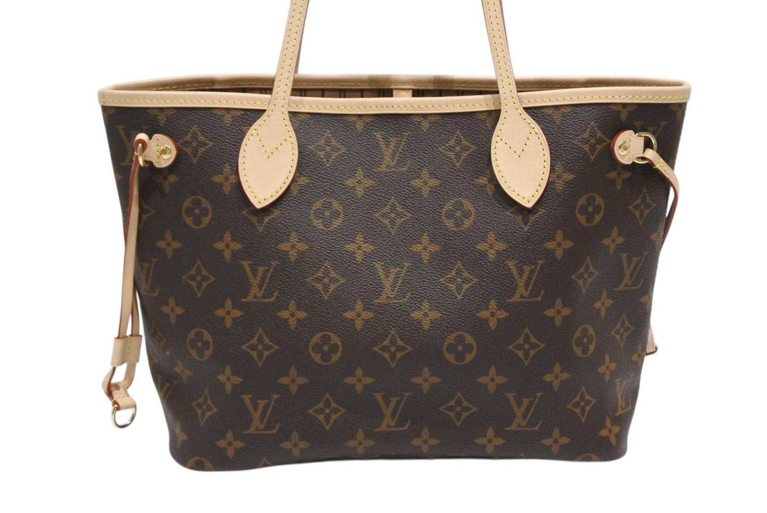 Louis Vuitton Neverfull PM Tote Bag Brown Pivoine — view 2