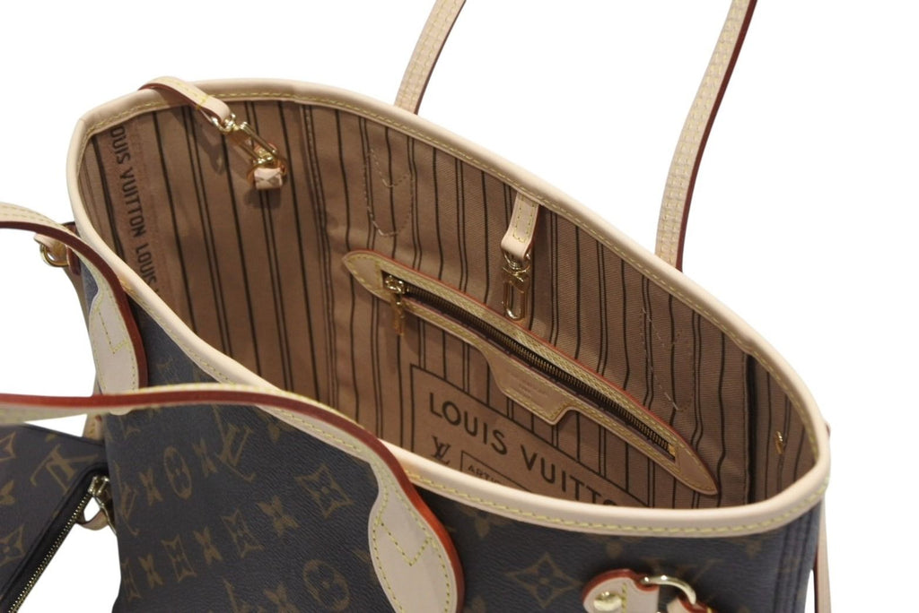 Louis Vuitton Neverfull PM Tote Bag Brown Pivoine — view 7