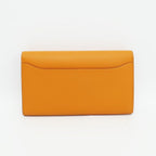 Hermes Constance Wallet Apricot Silver — view 2