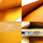 Hermes Constance Wallet Apricot Silver — view 7