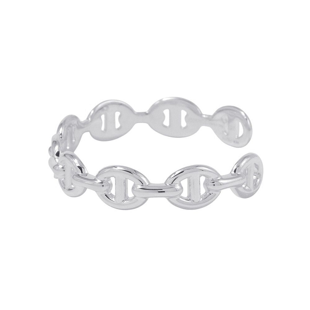 Hermes Bracelet Chaine D'ancre Bangle Silver — view 2
