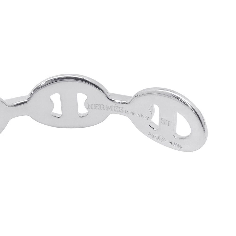Hermes Bracelet Chaine D'ancre Bangle Silver — view 4