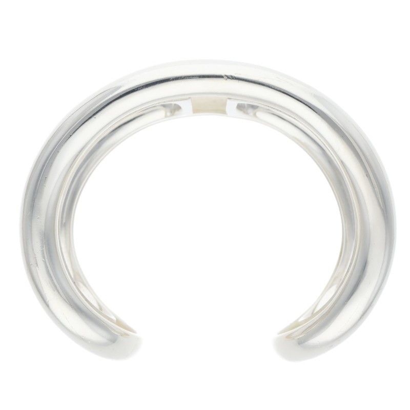 Hermes Osmose GM Silver Bangle — view 5