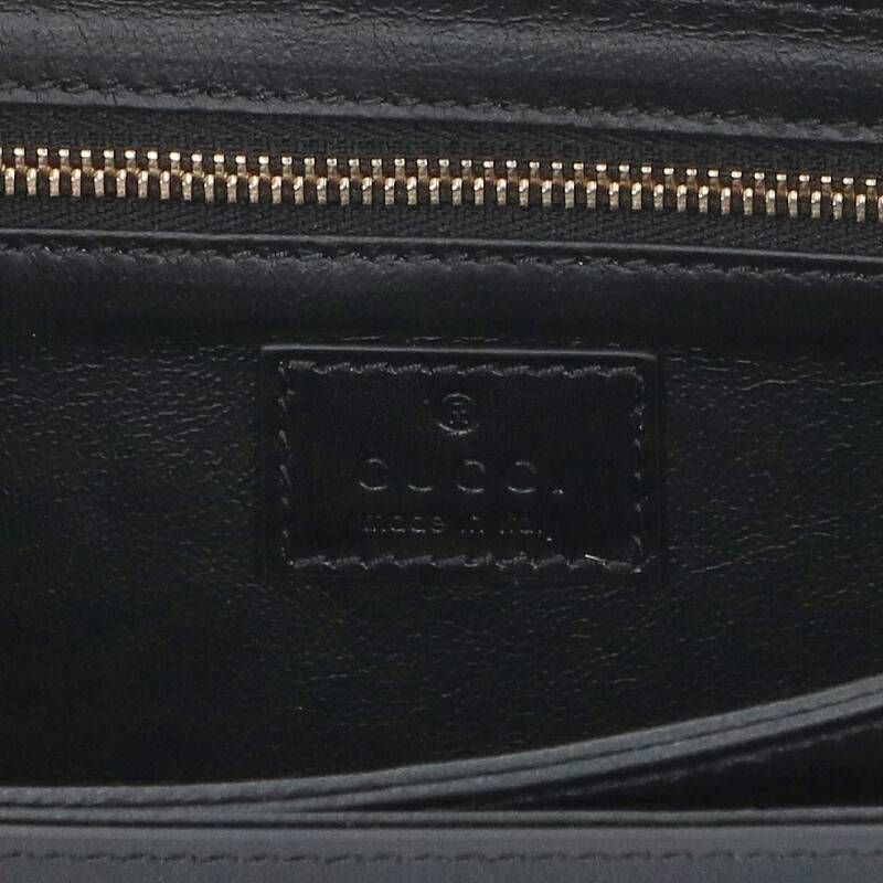 Gucci Sienna Small Half Horsebit Clasp Smooth Leather Shoulder Bag — view 3