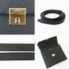 Hermes Click 16 Shoulder Bag Pouch Black Gold — view 8