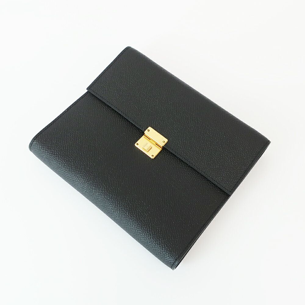 Hermes Click 16 Shoulder Bag Pouch Black Gold — view 9
