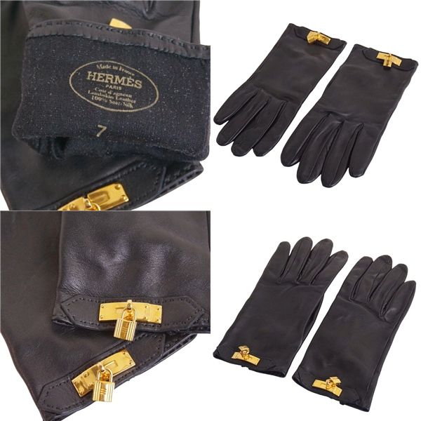 Hermes Gloves Kelly Cadena Padlock — view 6