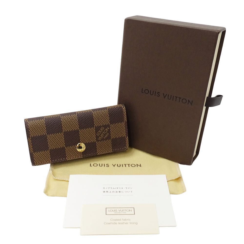 Louis Vuitton Key Case Damier 4 Multicles Brown — view 6