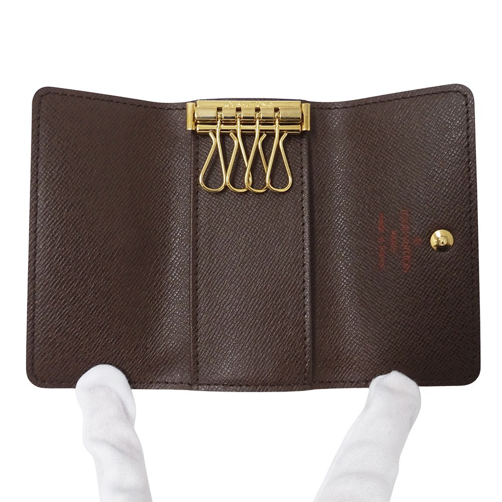 Louis Vuitton Key Case Damier 4 Multicles Brown — view 4
