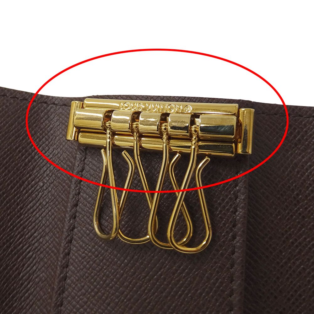 Louis Vuitton Key Case Damier 4 Multicles Brown — view 7