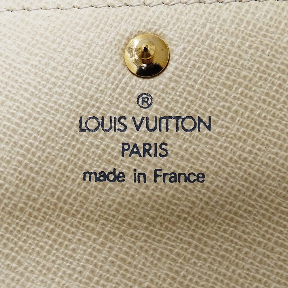 Louis Vuitton Key Case Damier Azur 4 Multicles White — view 5