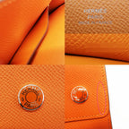 Hermes Nap to Go Shoulder Bag Orange Silver Manufactu — view 7
