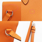 Hermes Nap to Go Shoulder Bag Orange Silver Manufactu — view 8
