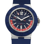 Bvlgari Watch Aluminum Gmt Date Automatic Winding at Rubber — view 2