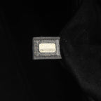 Chanel Deauville Logo Stud Tote Shoulder Bag 2-Way Black Caviar Leather — view 6